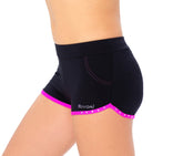 PANTALONCINO BORDO COLORATO E CRISTALLI