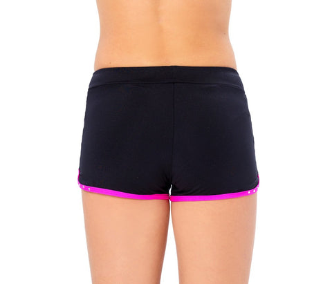 SHORTS WITH COLORED EDGE AND CRYSTALS FOR GIRLS